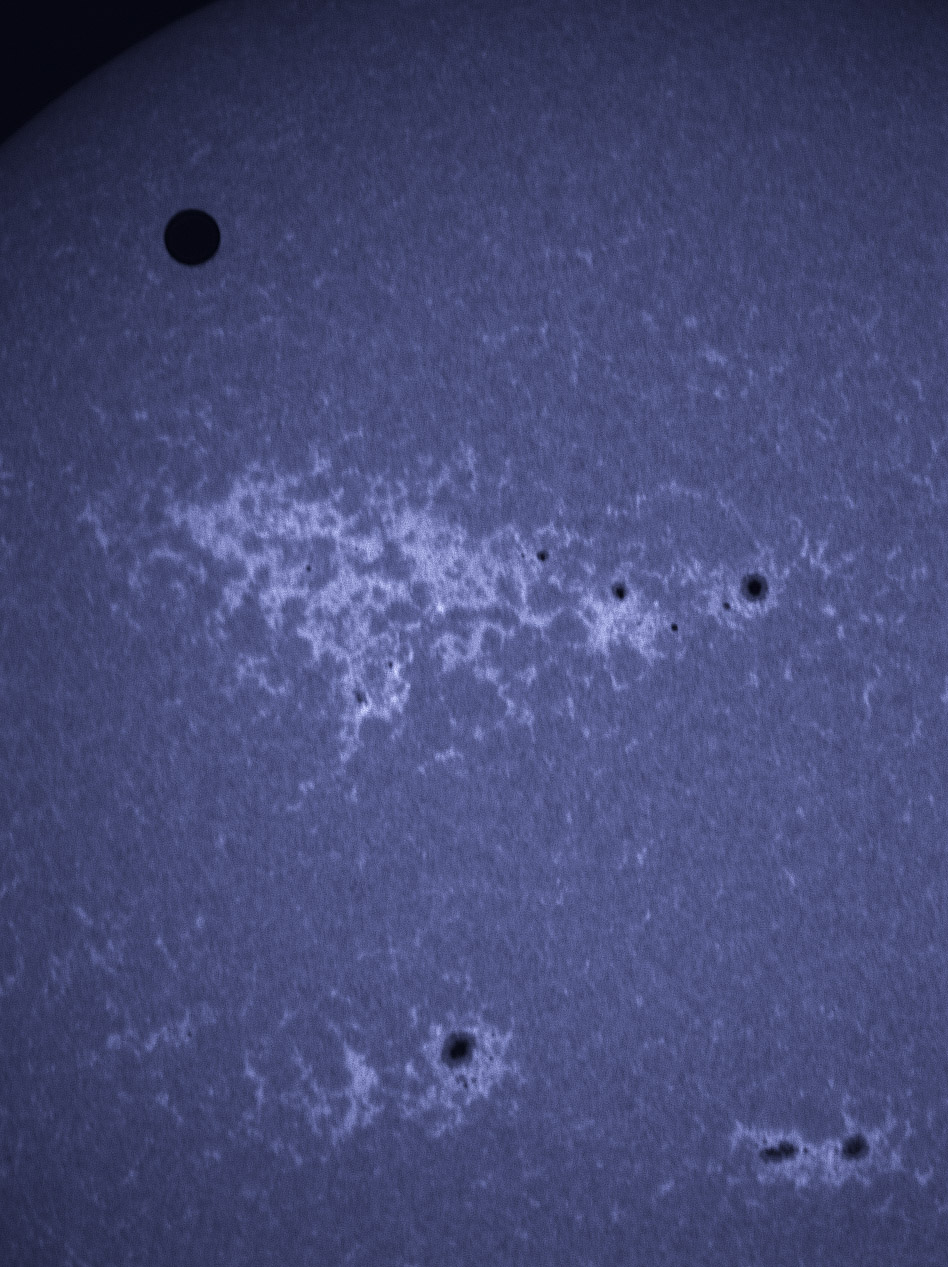 Venus Transit in CaK 06/05/2012