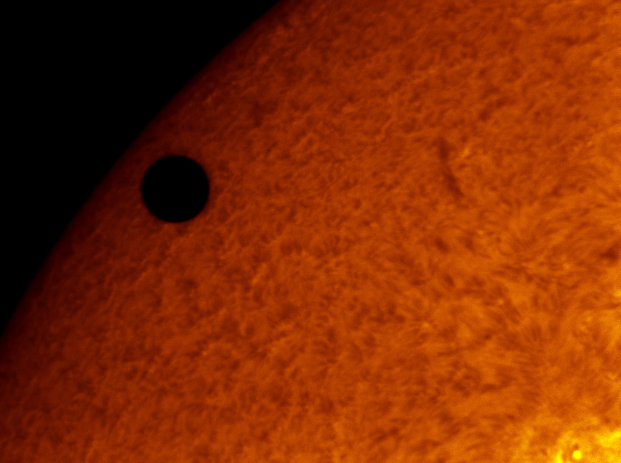Venus Transit in h-alpha 06/05/2012